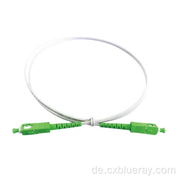 SC/APC-SC/APC Simplex Yellow Fiber Optic Patchkabel